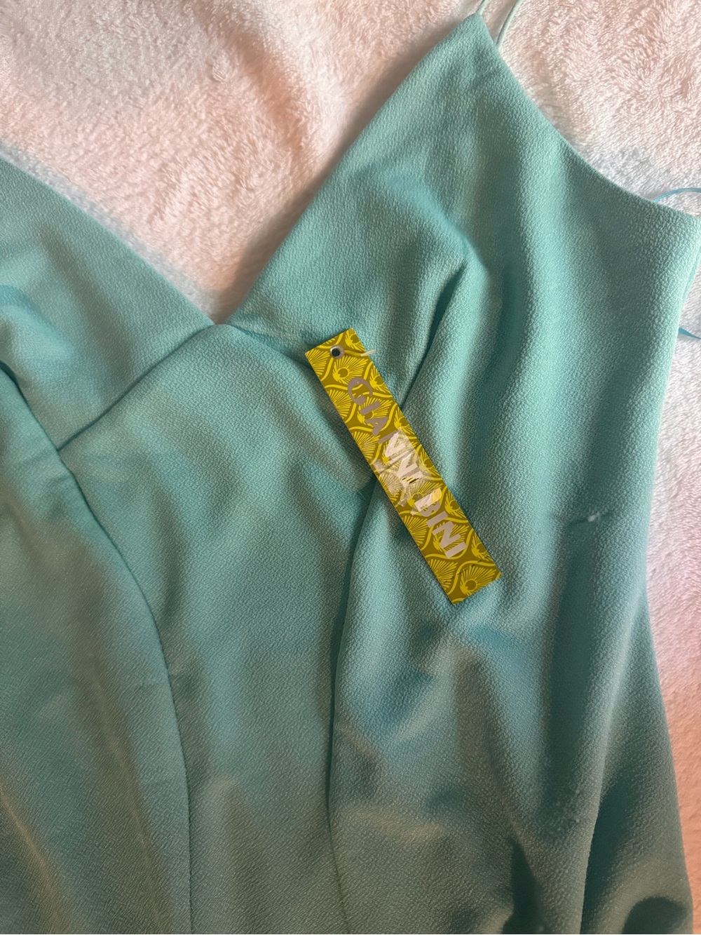 Gianni Bini Mint Green Strapless Slip Dress